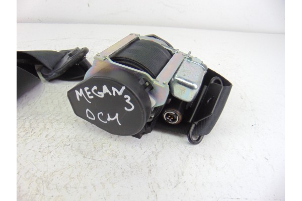  CINTURON SEGURIDAD DELANTERO DERECHO RENAULT MEGANE III BERLINA 5P Dynamique 2008 154606 RENAULT - 4
