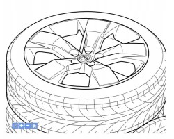 Aluminium rim 17 Volvo EX40 XC40