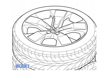 Aluminium rim 17 Volvo EX40 XC40