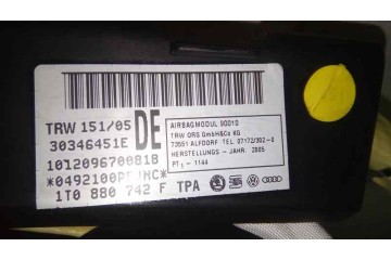 AIRBAG CORTINA DELANTERO DERECHO VOLKSWAGEN TOURAN (1T1)