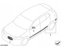 51142449810 Accessories BMW Frozen Black foil left right 51142449810