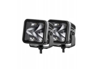 Set of 2 LED long range headlamps HELLA 1FA 358 176 821 CUBE 3 2