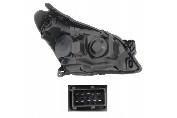 Headlights Set Tuning Full Black Opel Astra III 3 H 2003 2012 Part manufacturer Polcar