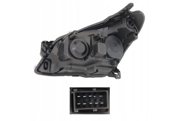 Headlights Set Tuning Full Black Opel Astra III 3 H 2003 2012 Installation side left right