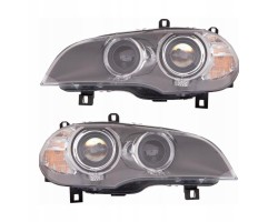 HEADLIGHTS D1S BMW X5 E70 06 08 SET DEPO LEFT RIGHT XENON