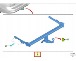 Towing Hook Set Ford Focus CGE 2018 2025