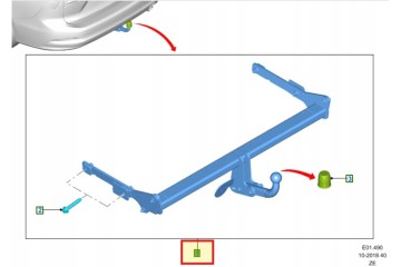 Towing Hook Set Ford Focus CGE 2018 2025