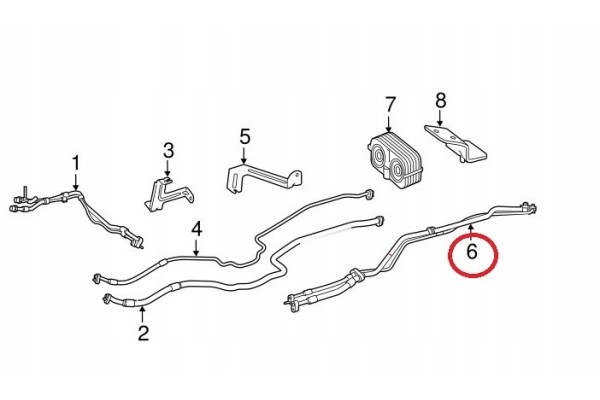 Refrigeration cable MERCEDES BENZ VITO W447 A4478301915 Catalog number of the part A4478301915