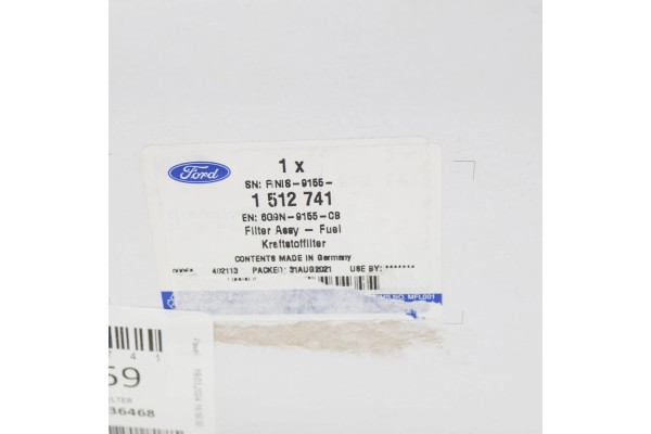 Filtro de combustible FORD MONDEO MK4 6G9N-9155-CB 1512741 ORIGINAL