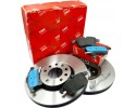 PADS DISCS SET FRONT TRW OPEL MERIVA B
