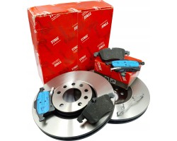 PADS DISCS SET FRONT TRW OPEL MERIVA B
