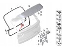 BMW X5 F15 Rear left tailgate fin 51627304605 7304605 Part manufacturer BMW OE