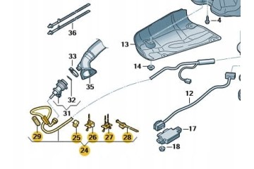 New Original Center Injector Dispensing Cable for Audi Q5 Packaging status original