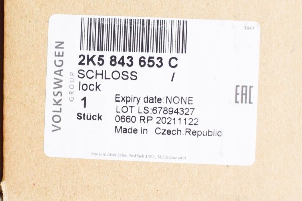 Puerta Corredera Izquierda VW CADDY 2K MK3 Control Remoto NUEVO ORIGIN