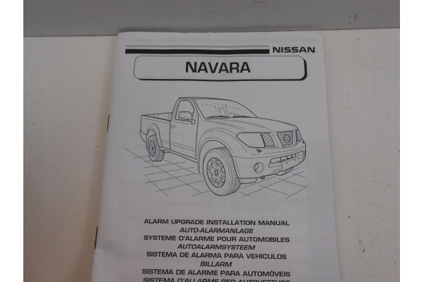 NAVARA III D40 CAR ALARM Part manufacturer Nissan OE