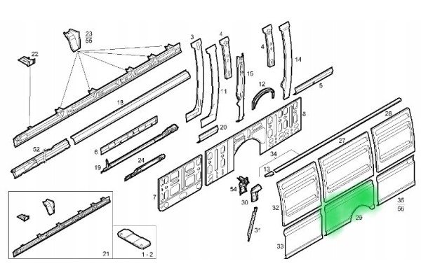 99489845 IVECO WALL SIDE LEFT