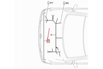 Wiring harness daytime running light MERCEDES BENZ CITAN W415 Part manufacturer MB