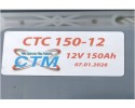 CTM CTC 150 12 Gel Battery 12 V 150 Ah Catalog number of the part CTC 150 12
