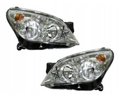 HEADLIGHTS OPEL ASTRA H 2003 2012 SILVER