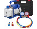 Vacuum Pump 4CFM 1720RPM 5PA With Pressure Gauge Distributor 1 3HP