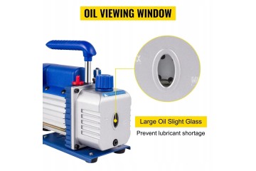 Bomba de vacío 4 CFM 1/3 HP con manómetro 5PA 1720 RPM