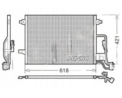 CONDENSER AIR CONDITIONING COOLER DCN32018 DENSO