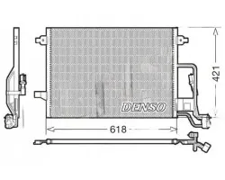 Condensador de aire acondicionado Denso DCN32018
