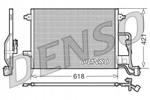 CONDENSER AIR CONDITIONING COOLER DCN32018 DENSO Packaging status original
