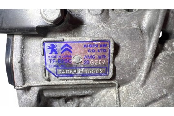 AUTOMATIC TRANSMISSION 20GZ07 TF 82SC PEUGEOT 308 2 0 BLUEHDI Car type passenger cars