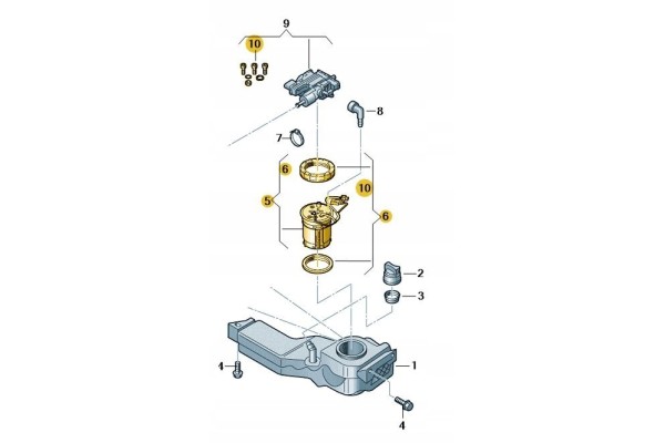 Volkswagen OE 7N0198970B heater NEW ORIGINAL Catalog number of the part 7N0198970B