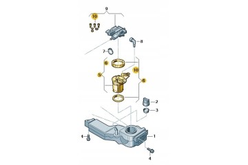 Volkswagen OE 7N0198970B heater NEW ORIGINAL Catalog number of the part 7N0198970B