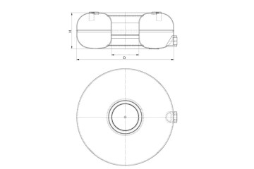 BORMECH outdoor toroidal tank full 650 270 78 ZTP PRODUCTION 2026 Car type 4x4 SUV buses trucks cargo vans RVs passenger cars