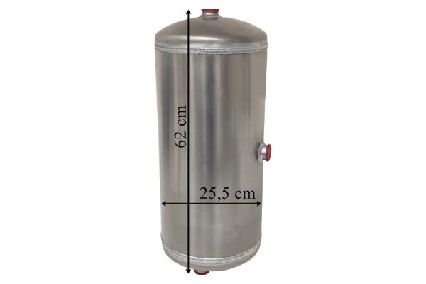 AIR TANK MAN MERCEDES SCANIA DAF 25L ALUMINIUM Quality of parts according to GVO Z replacement