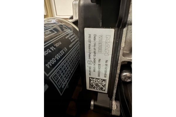 Regulator cis MAN TGS TGX Euro 6 81 52108 6038 Catalog number of the part 81 52108 6038