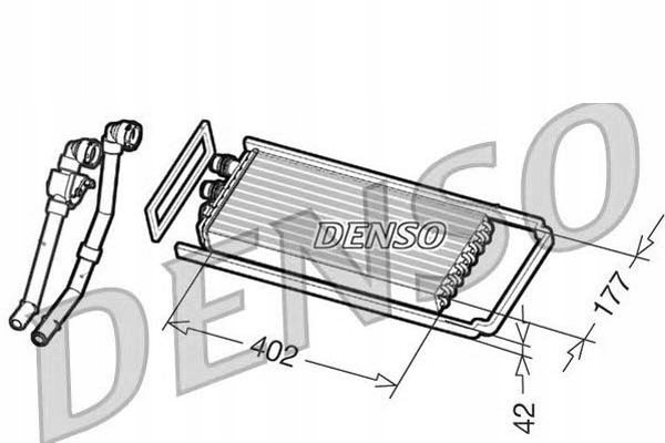 Denso DRR12101 Heat exchanger interior heating IVECO STRALIS