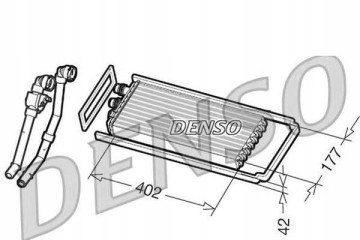Denso DRR12101 Heat exchanger interior heating IVECO STRALIS