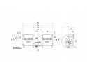 BLOWER DOUBLE FAN SPAL 006 B50 22 24V Car type trucks buses