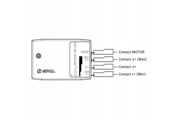4401002 RESISTOR BLOWER SPEED CONTROLLER 3 GEARS SPAL 12 24V Catalog number of the part 4401002