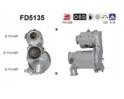 PARTICULATE FILTER FAP DPF FD5135 AS AUDI SEAT