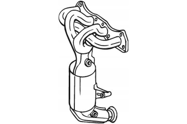 Catalyst BOSAL 090 590 Part manufacturer Bosal
