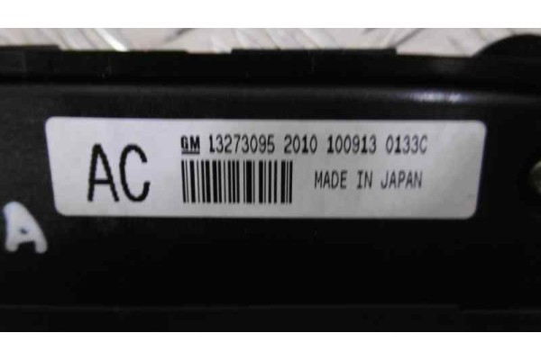 13273095 MANDO CLIMATIZADOR OPEL INSIGNIA BERLINA Edition 2010 13273095 156966 OPEL - 4