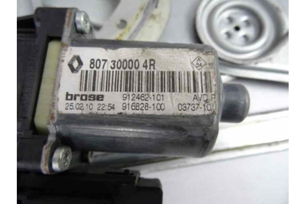 6 PINS ELEVALUNAS DELANTERO DERECHO RENAULT MEGANE III BERLINA 5P Expression 2010 6 PINS 157003 RENAULT - 3