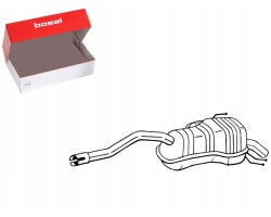 REAR EXHAUST MUFFLER FIAT DOBLO DOBLO CARGO OPEL COMBO TOUR