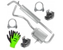 Set of silencers Renault Megane 2 II 02 09 1 6 Hatchback Sedan Kombi Coupe