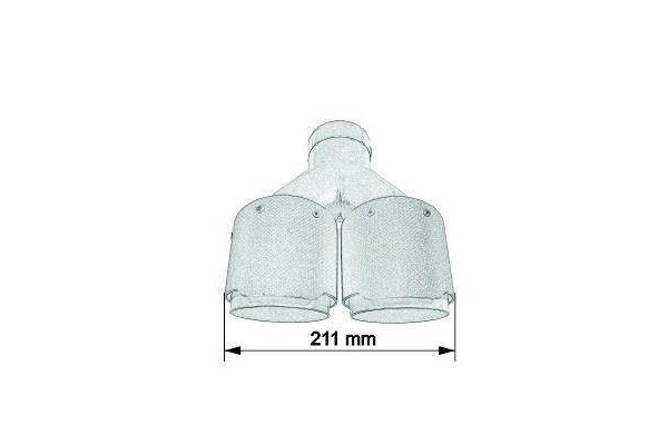 Double Silencer Tip 101mm Input 76mm SLIDE TW TL 421 Product weight 0 1 kg