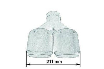Double Silencer Tip 101mm Input 76mm SLIDE TW TL 421 Product weight 0 1 kg