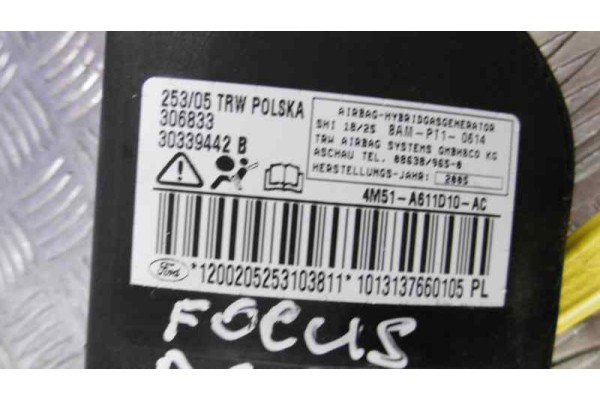 4M51A611D10AC AIRBAG LATERAL DERECHO FORD FOCUS BERLINA (CAP) Ghia 2006 4M51A611D10AC 157677 FORD - 3