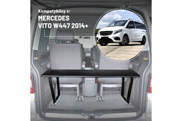 Camping bed for trunk sleeping shelf for MERCEDES VITO W447 2014 EAN GTIN 8698797543552