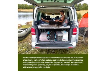 Camping bed for trunk sleeping shelf for VW T6 MULTIVAN 2015 2019 Catalog number of the part CHR 7526MFB001 T6