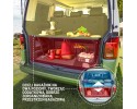 Camping bed for trunk sleeping shelf for VW T6 MULTIVAN 2015 2019 Part manufacturer Omtec